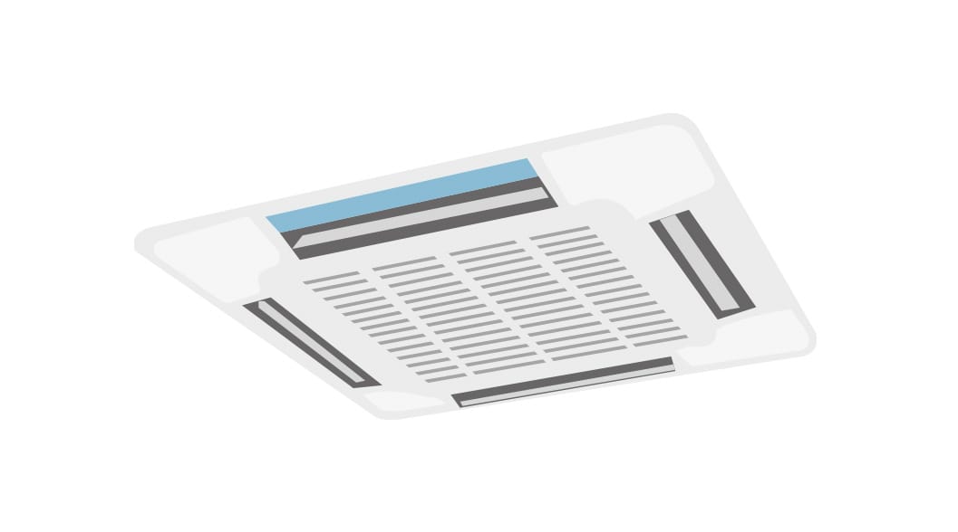 天井埋込カセット型4方向