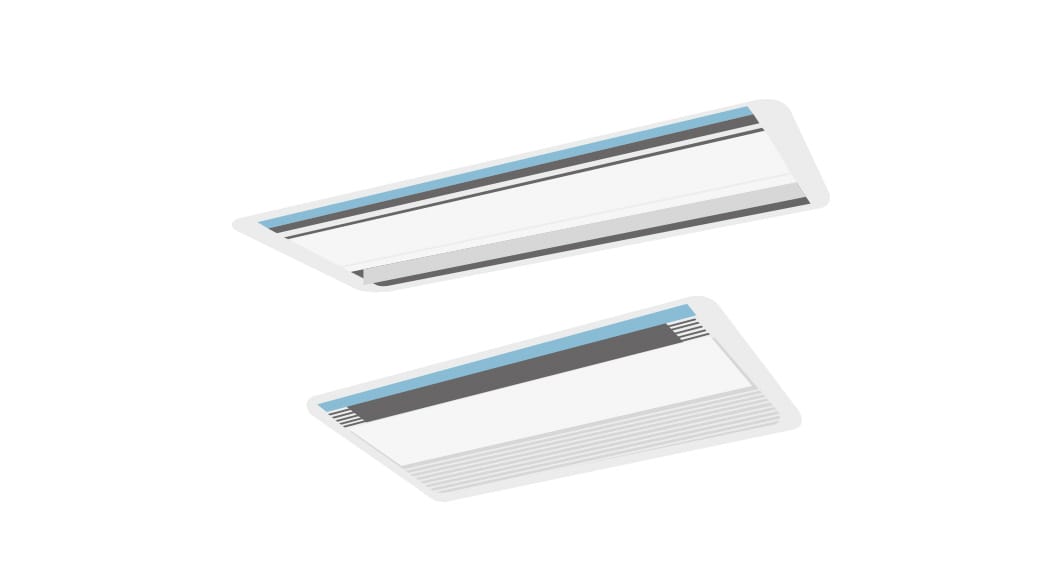 天井埋込カセット型2方向・1方向