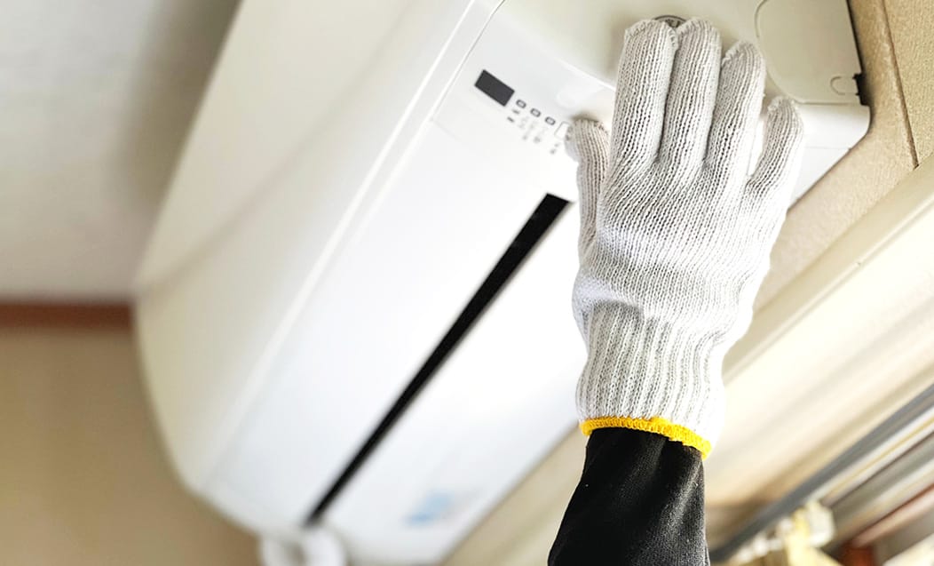 エアコン室内機の設置