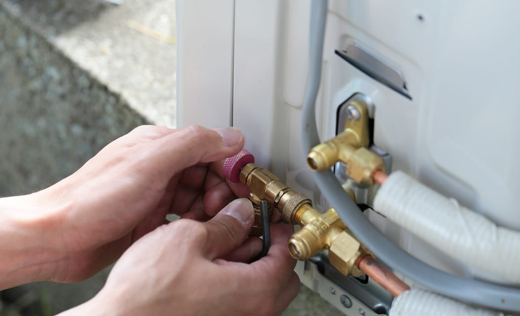 真空引き・気密試験